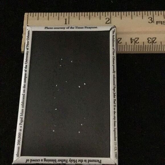 Vintage refrigerator magnet pope John Paul, the second in New Orleans - Picture 3 of 8